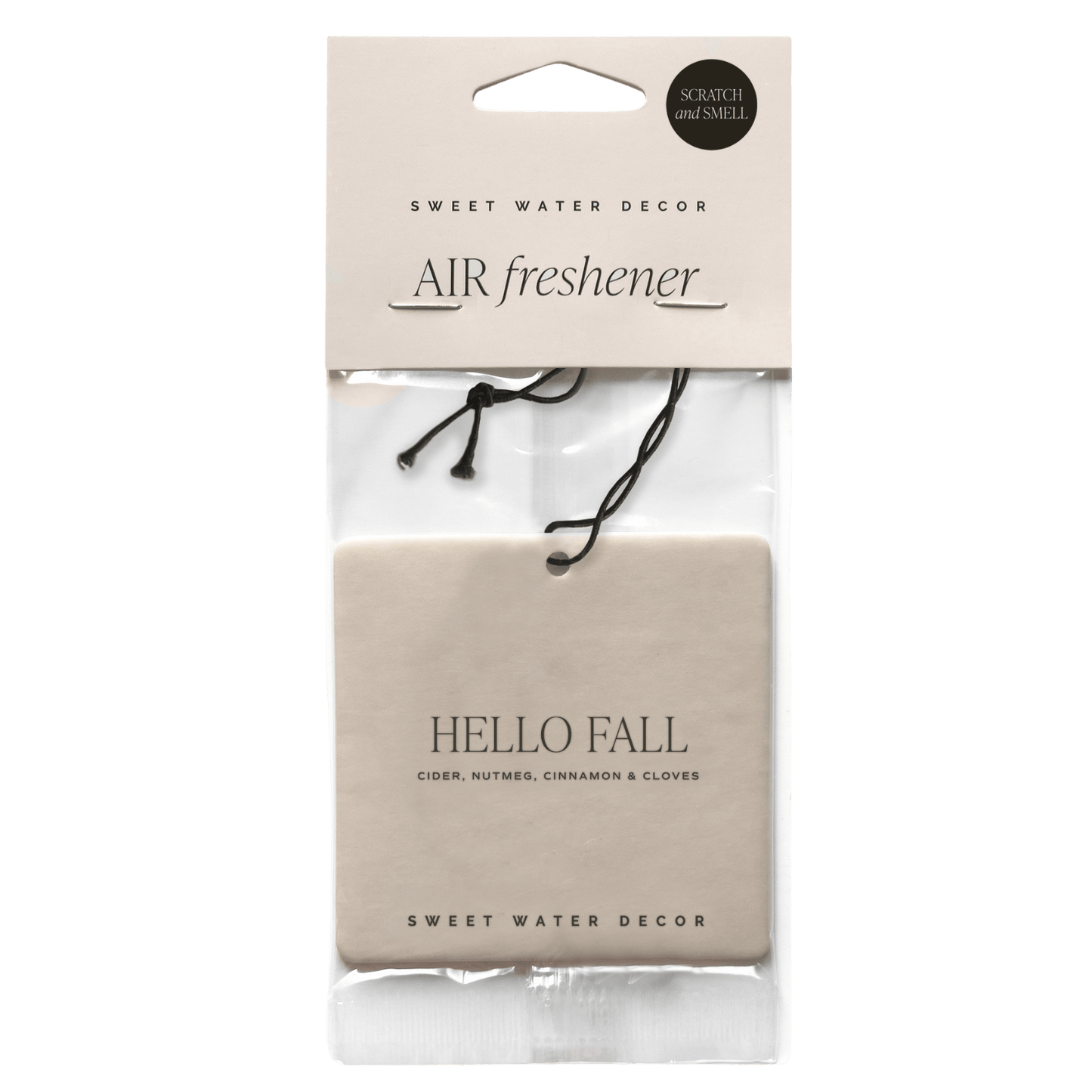 Hello Fall Hanging Air Freshener