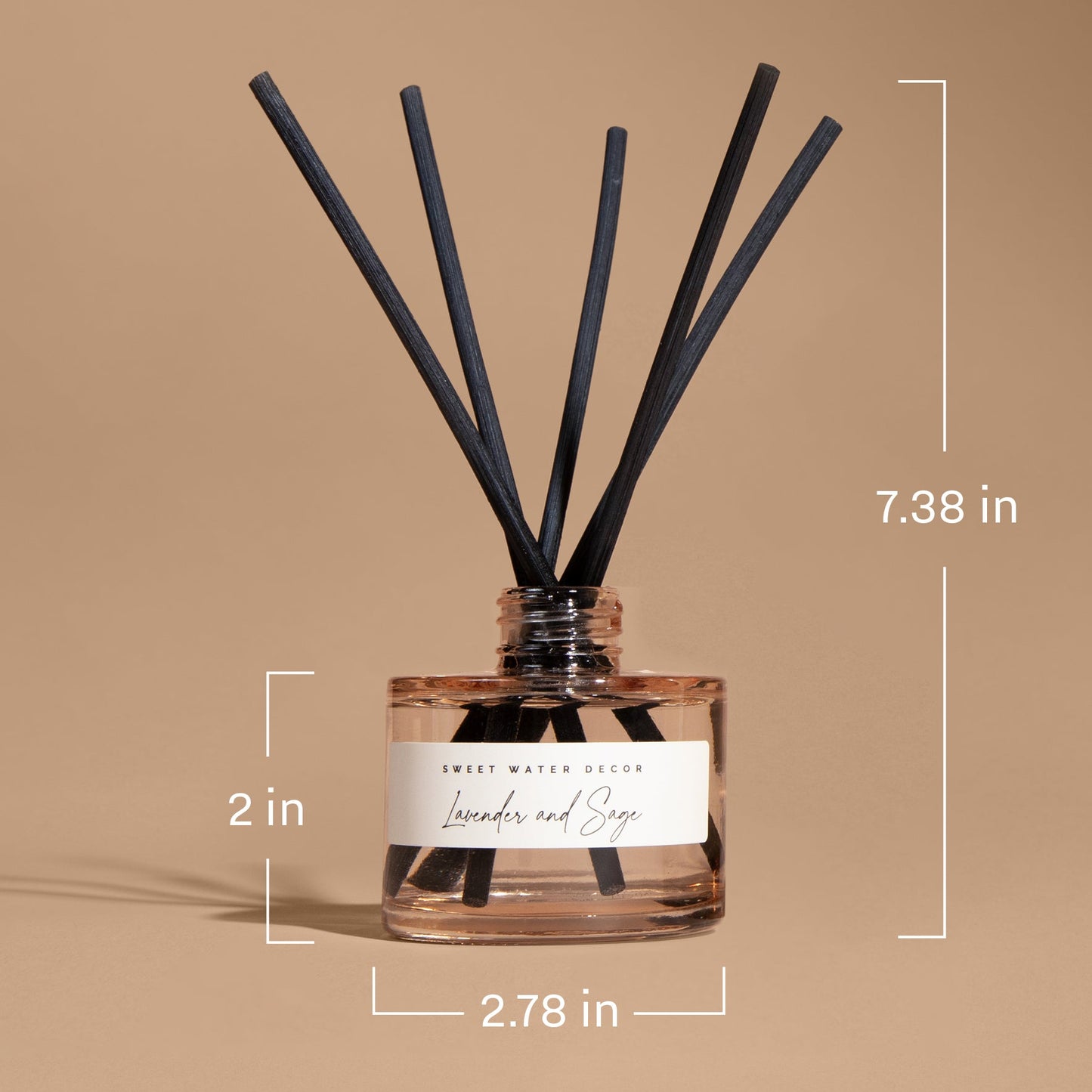 Flower Shop Tinted Glass Jar Reed Diffuser
