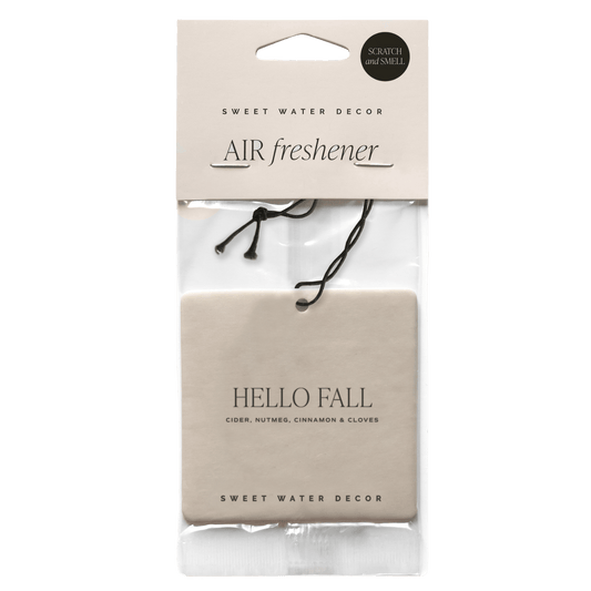 Hello Fall Hanging Air Freshener